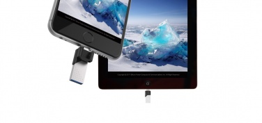 Logo trade corporate gift photo of: USB stick Silicon Power xDrive Z50, black