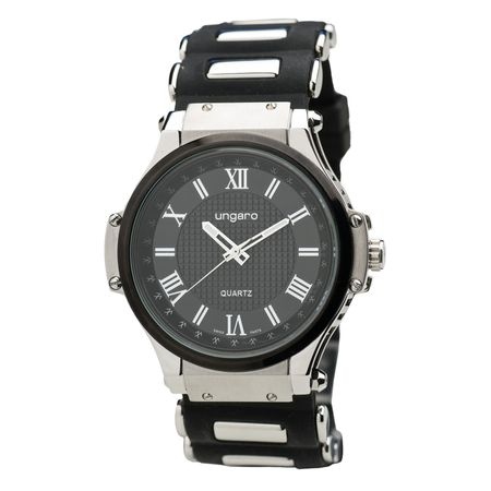 Logo trade promotional gifts image of: Watch Angelo classic, black