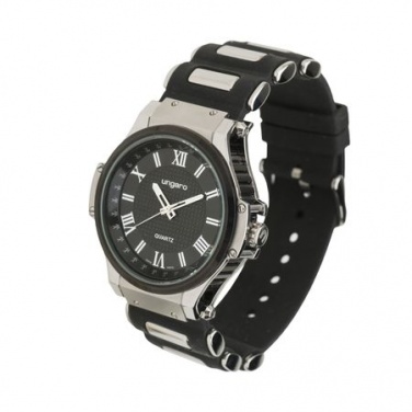 Logo trade promotional merchandise picture of: Watch Angelo classic, black