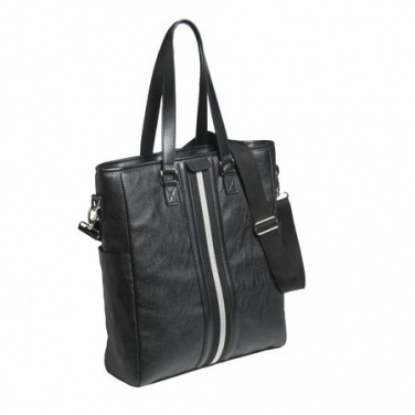 Logo trade promotional gifts image of: Shopping bag Storia, black