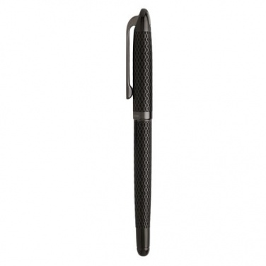 Logotrade promotional giveaways photo of: Rollerball pen Rhombe, black