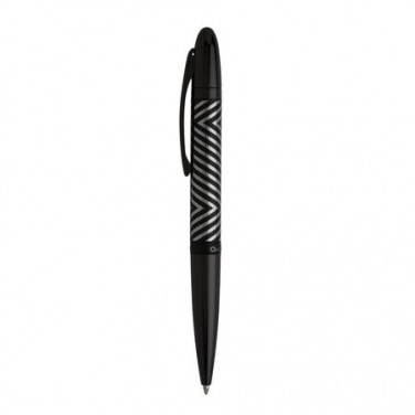 Logo trade advertising product photo of: Ballpoint pen Résonance Black