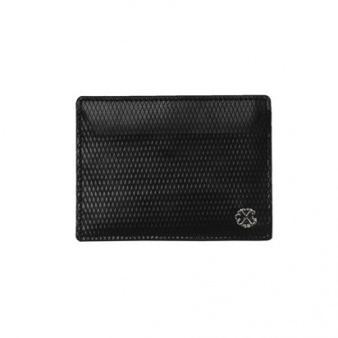 Logotrade promotional merchandise picture of: Card holder Rhombe, black