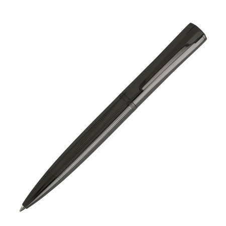 Logo trade promotional giveaway photo of: Ballpoint pen Conquest Gun, grey