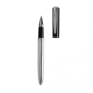 Logo trade promotional giveaways picture of: Rollerball pen Lodge, black