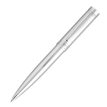 Logo trade corporate gifts image of: Ballpoint pen Zoom Silver