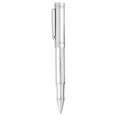 Logo trade promotional giveaway photo of: Rollerball pen Zoom Silver