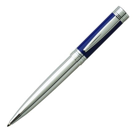 Logotrade promotional item image of: Ballpoint pen Zoom Azur, blue