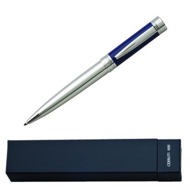 Logotrade corporate gift image of: Ballpoint pen Zoom Azur, blue