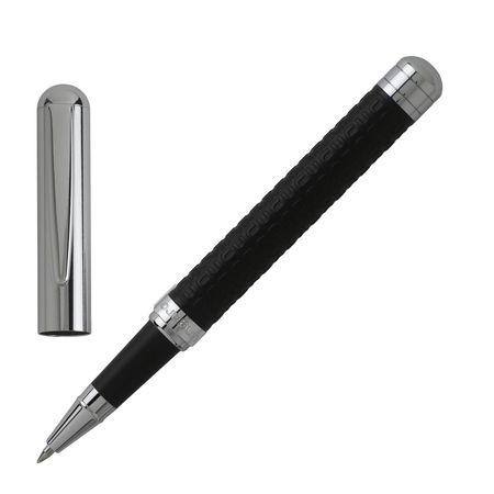 Logo trade corporate gifts picture of: Rollerball pen Uuuu Homme, black