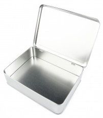 Metal box, grey
