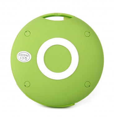 Logo trade promotional giveaways image of: Silicone mini speaker Bluetooth, green
