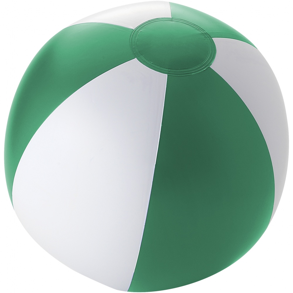 Logo trade promotional items image of: Palma solid beach ball, green