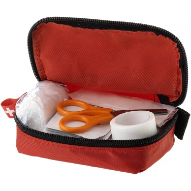 Logo trade corporate gifts image of: 20-piece first aid kit, red