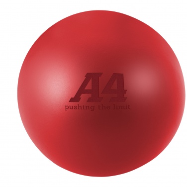 Logotrade promotional products photo of: Cool round stress reliever, red