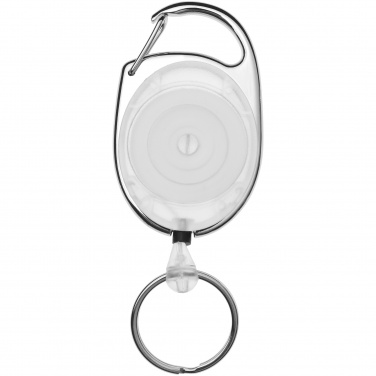 Logotrade promotional giveaways photo of: Gerlos roller clip key chain, white