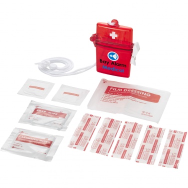 Logo trade promotional items image of: Haste 10-piece first aid kit, red