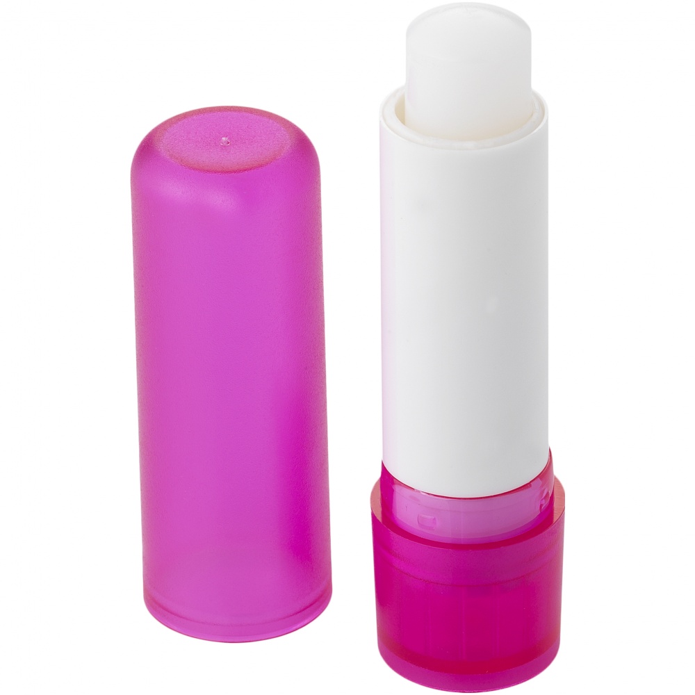 Logo trade promotional merchandise picture of: Deale lip salve stick, pink