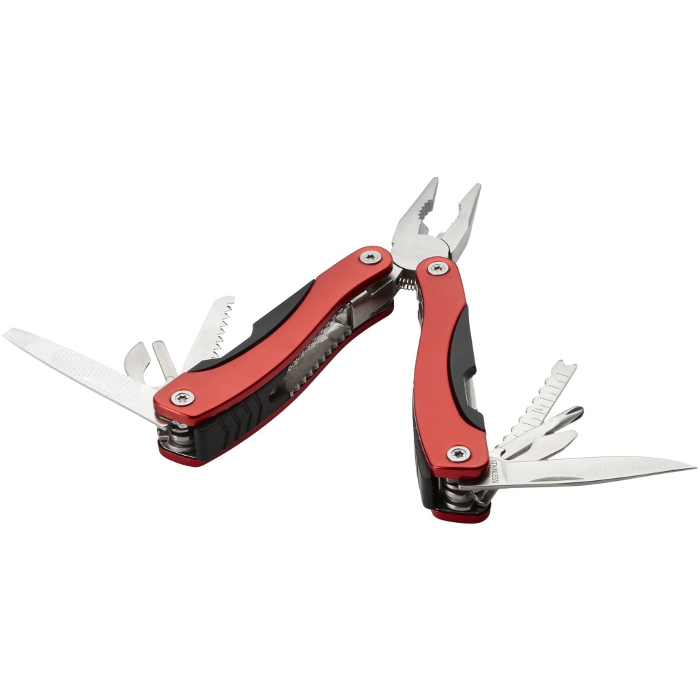 Logo trade advertising product photo of: Casper 11-function multi tool, red