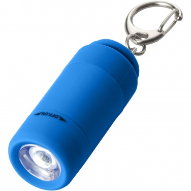 Logo trade corporate gifts picture of: Avior rechargeable USB key light, blue
