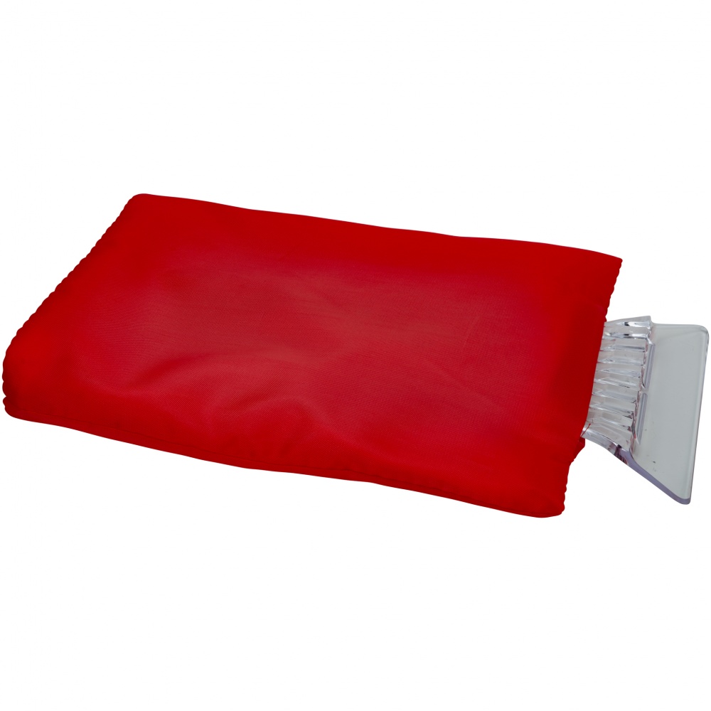 Logo trade promotional item photo of: Colt Ice Scraper with Glove, red