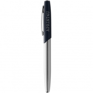 Logotrade promotional product picture of: Geneva rollerball pen, dark blue