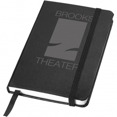 Logo trade promotional giveaway photo of: Classic pocket notebook, black