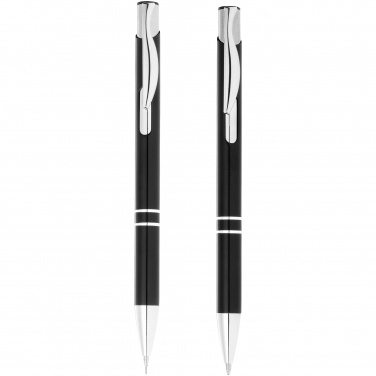 Logo trade promotional gifts picture of: Dublin pen set, black