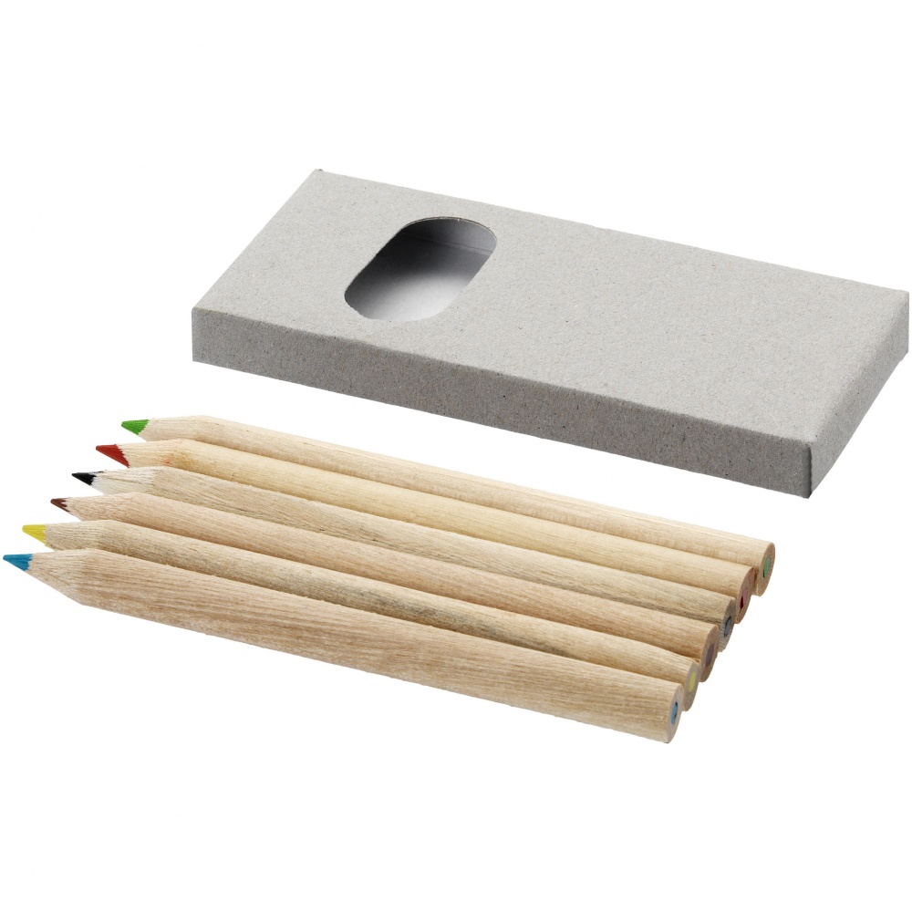 Logo trade promotional products picture of: 6-piece pencil set