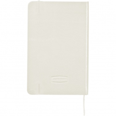 Logo trade promotional products picture of: Executive A4 hard cover notebook, white