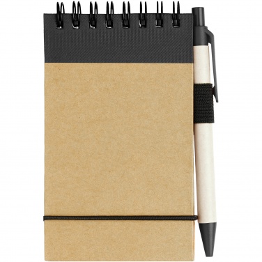 Logotrade business gift image of: Zuse jotter with pen, black