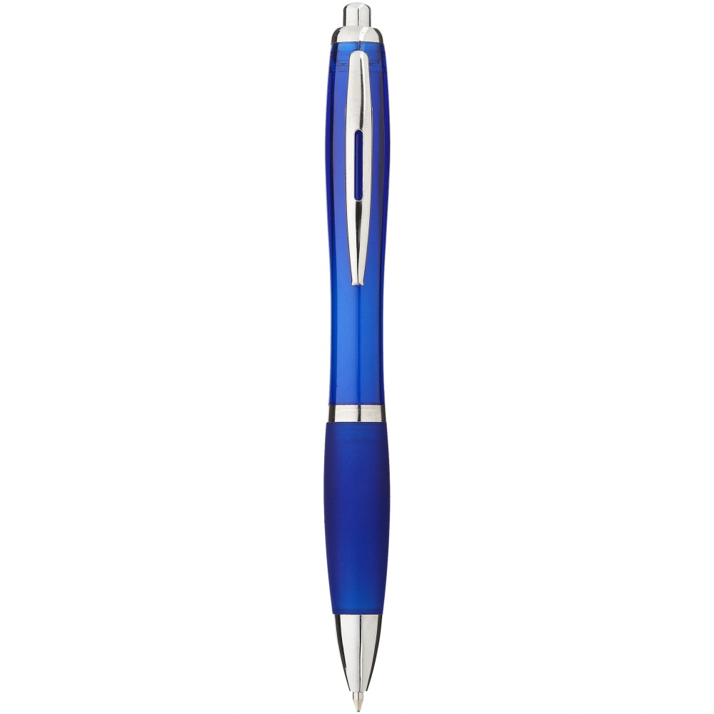 Logo trade business gift photo of: Nash ballpoint pen, blue