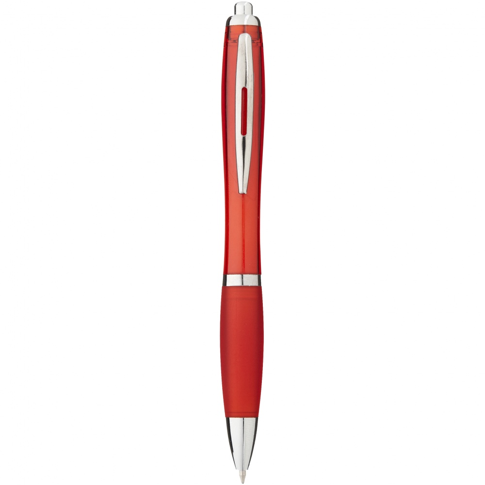 Logo trade promotional products image of: Nash ballpoint pen, red