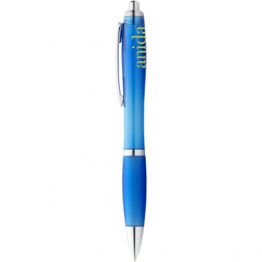 Logotrade promotional item image of: Nash ballpoint pen, light blue