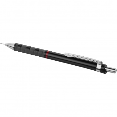 Logo trade promotional giveaway photo of: Tikky mechanical pencil, black