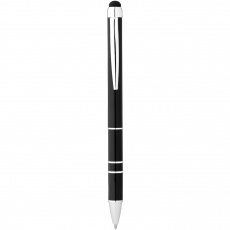 Charleston stylus ballpoint pen, black
