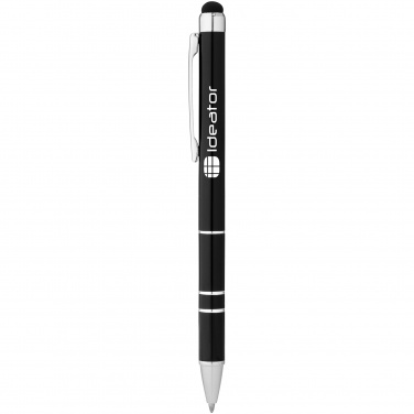 Logotrade promotional merchandise image of: Charleston stylus ballpoint pen, black