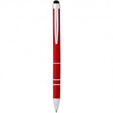 Charleston stylus ballpoint pen, red