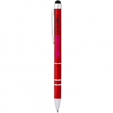 Logotrade corporate gift picture of: Charleston stylus ballpoint pen, red