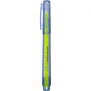 Logo trade promotional items image of: Vancouver highlighter, neon yellow