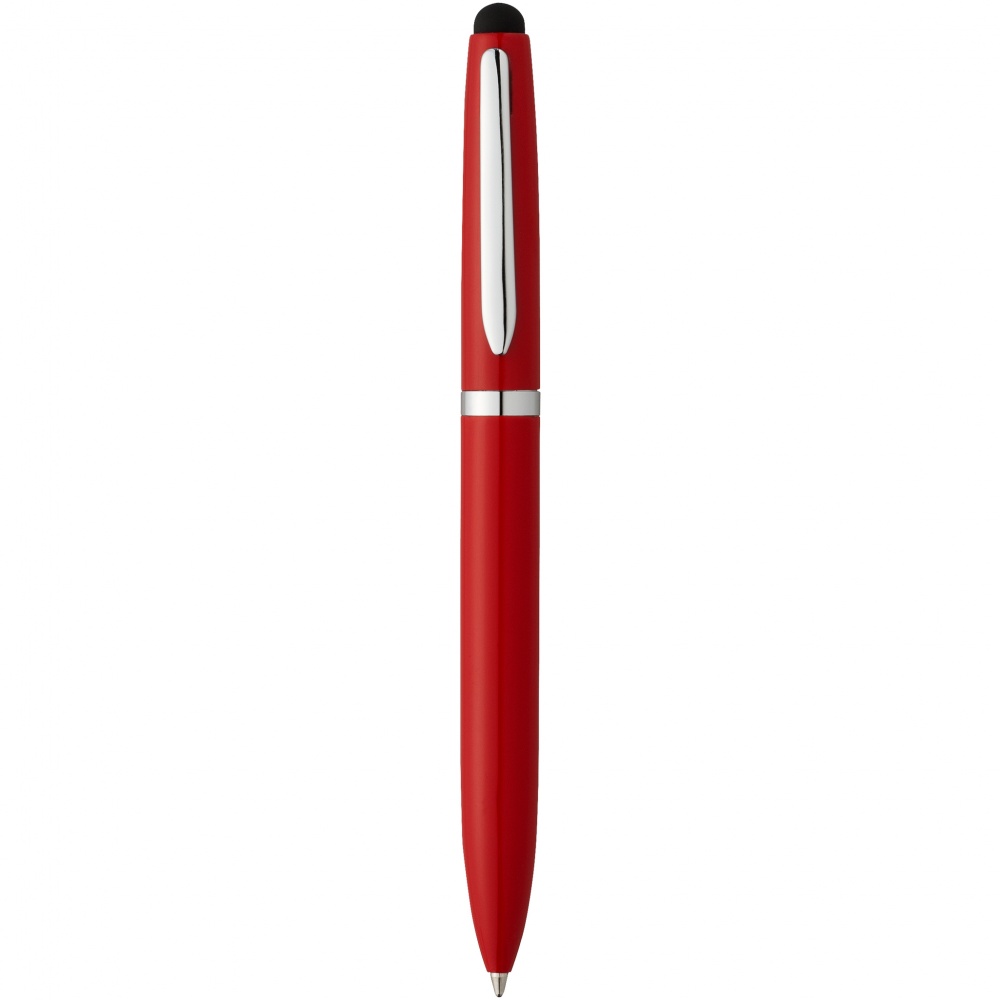 Logo trade promotional giveaway photo of: Brayden stylus ballpoint pen, red