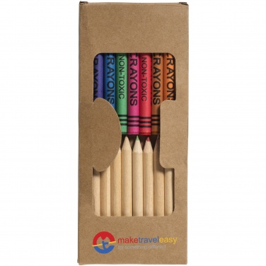 Logo trade promotional giveaways picture of: Pencil and Crayon set
