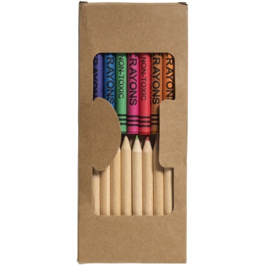 Logo trade promotional gifts image of: Pencil and Crayon set