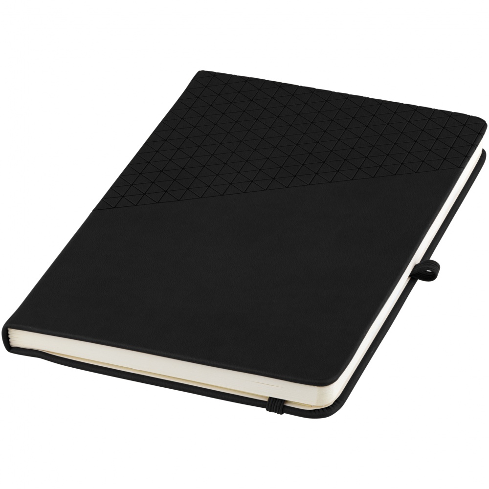 Logo trade promotional gift photo of: A5 Theta Notebook, black