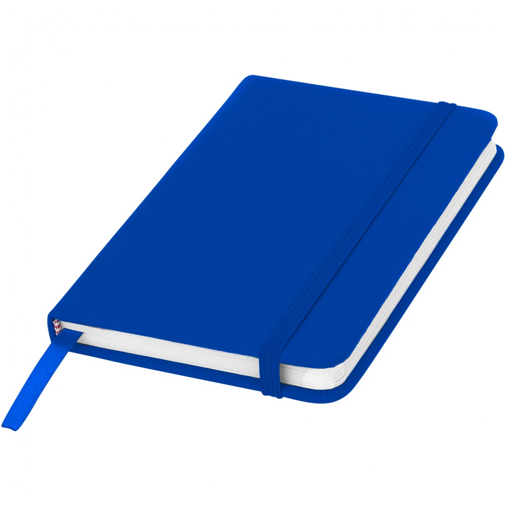 Logo trade corporate gifts image of: Spectrum A6 Notebook, blue