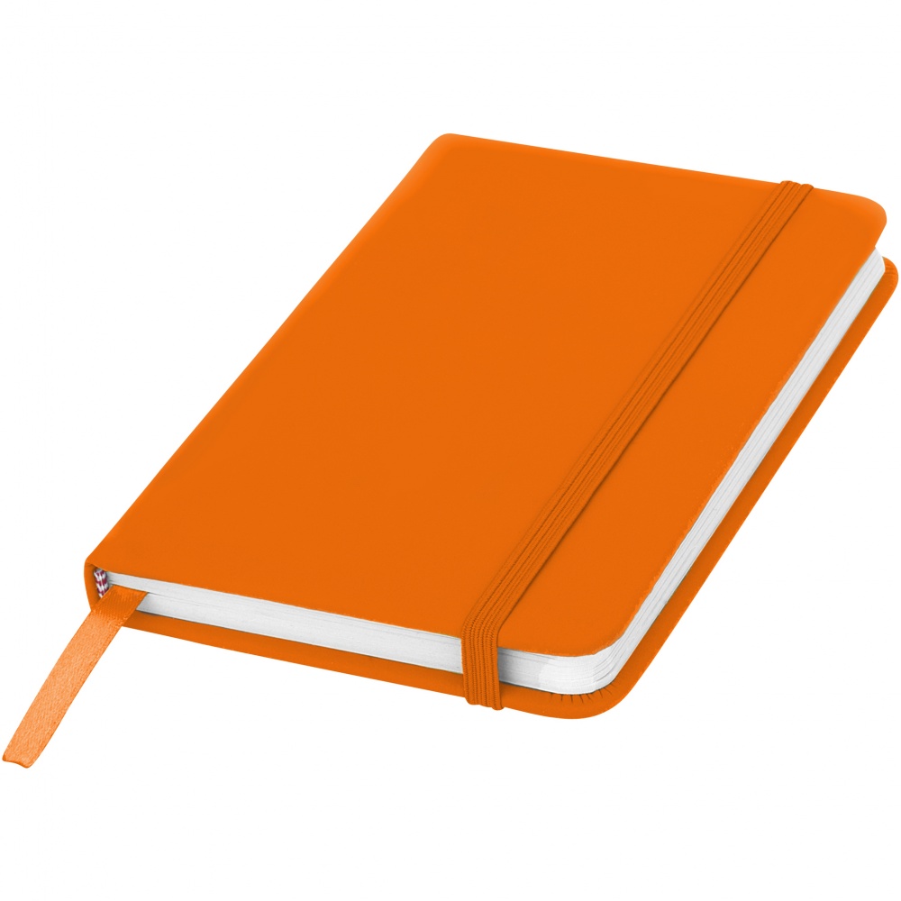 Logo trade promotional merchandise image of: Spectrum A6 Notebook, orange