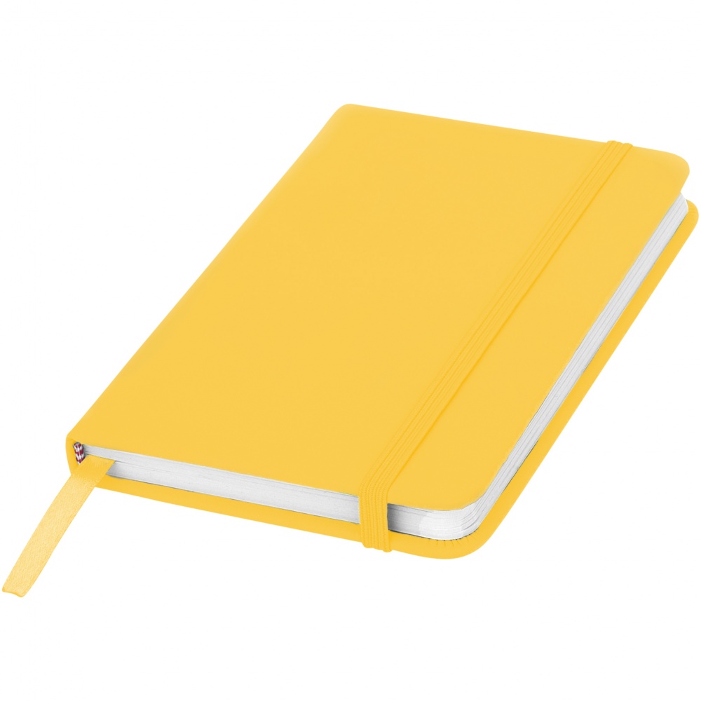 Logo trade promotional giveaway photo of: Spectrum A6 Notebook, yellow