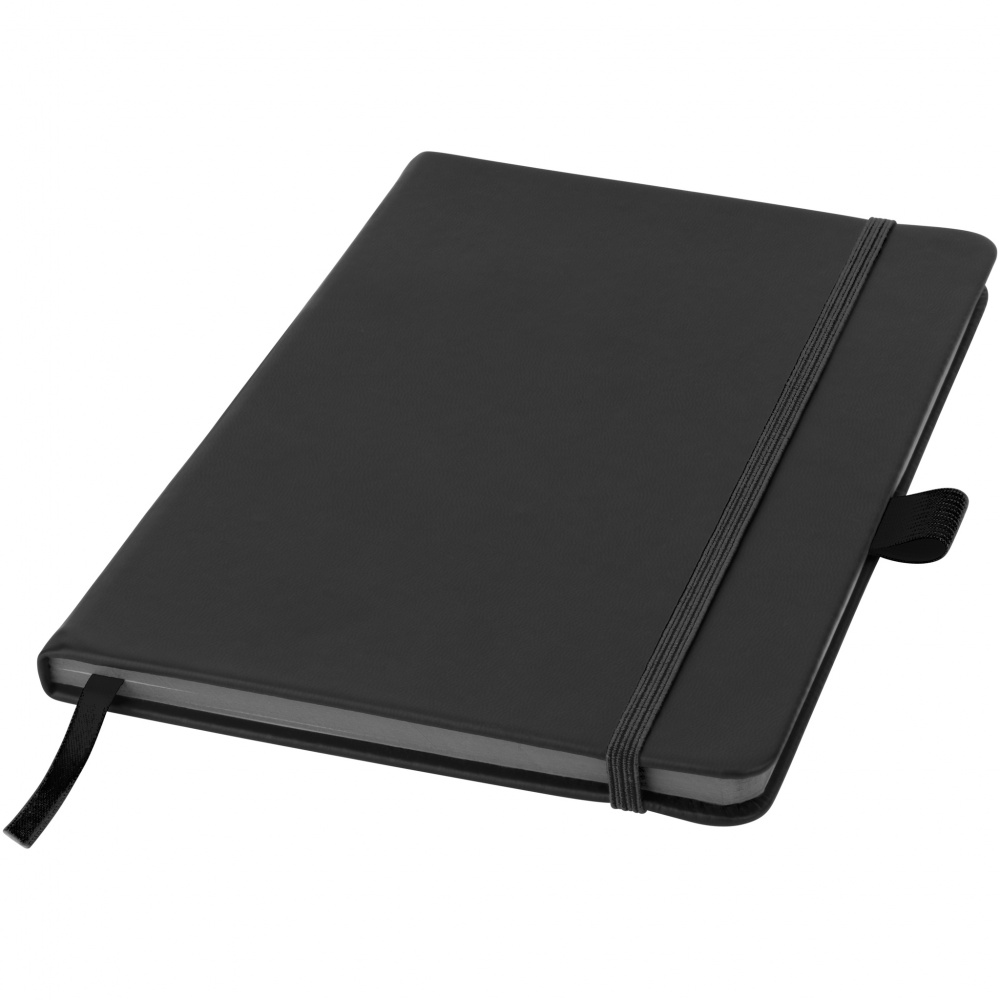 Logo trade promotional products picture of: Colour Edge A5 Notebook, black