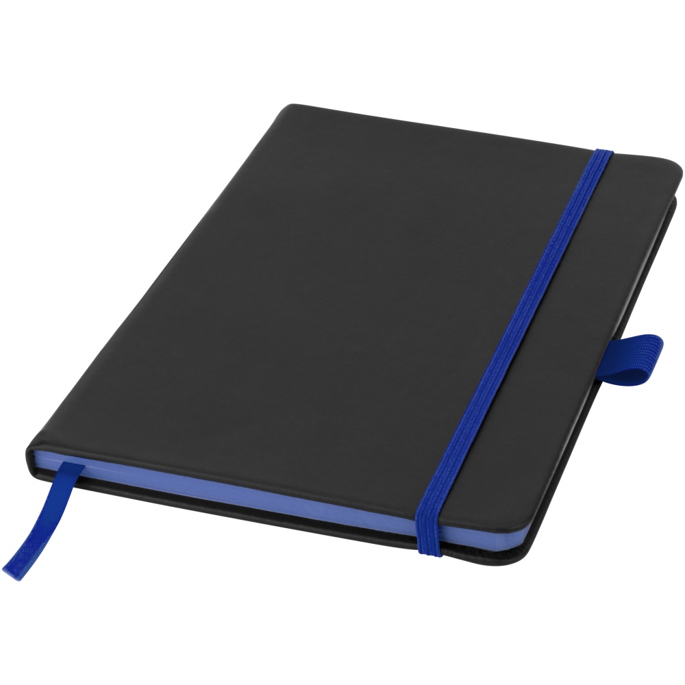 Logo trade promotional giveaway photo of: Colour Edge A5 Notebook, blue