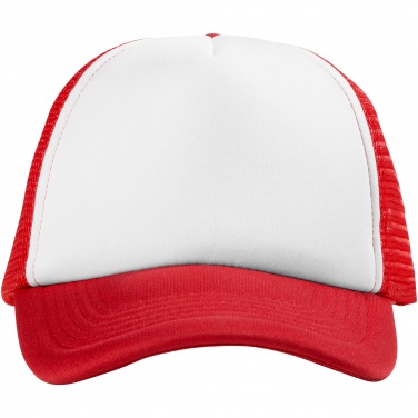 Logotrade promotional merchandise photo of: Trucker 5-panel cap, red